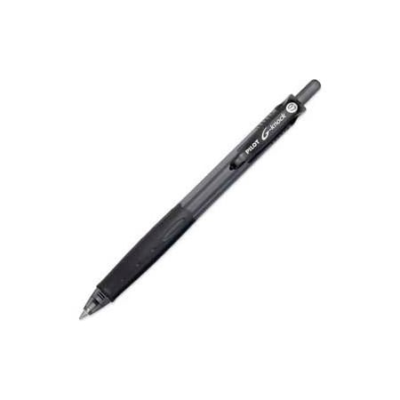 Pilot¬Æ BeGreen G-Knock Rollerball Pen, Refillable, Fine, 0.7mm, Black Barrel/Ink, Dozen